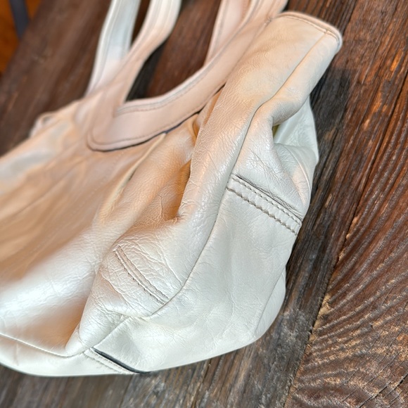 Vintage Coach Ergo chalk white kiss-lock hobo GVC #12248 - Picture 8 of 15